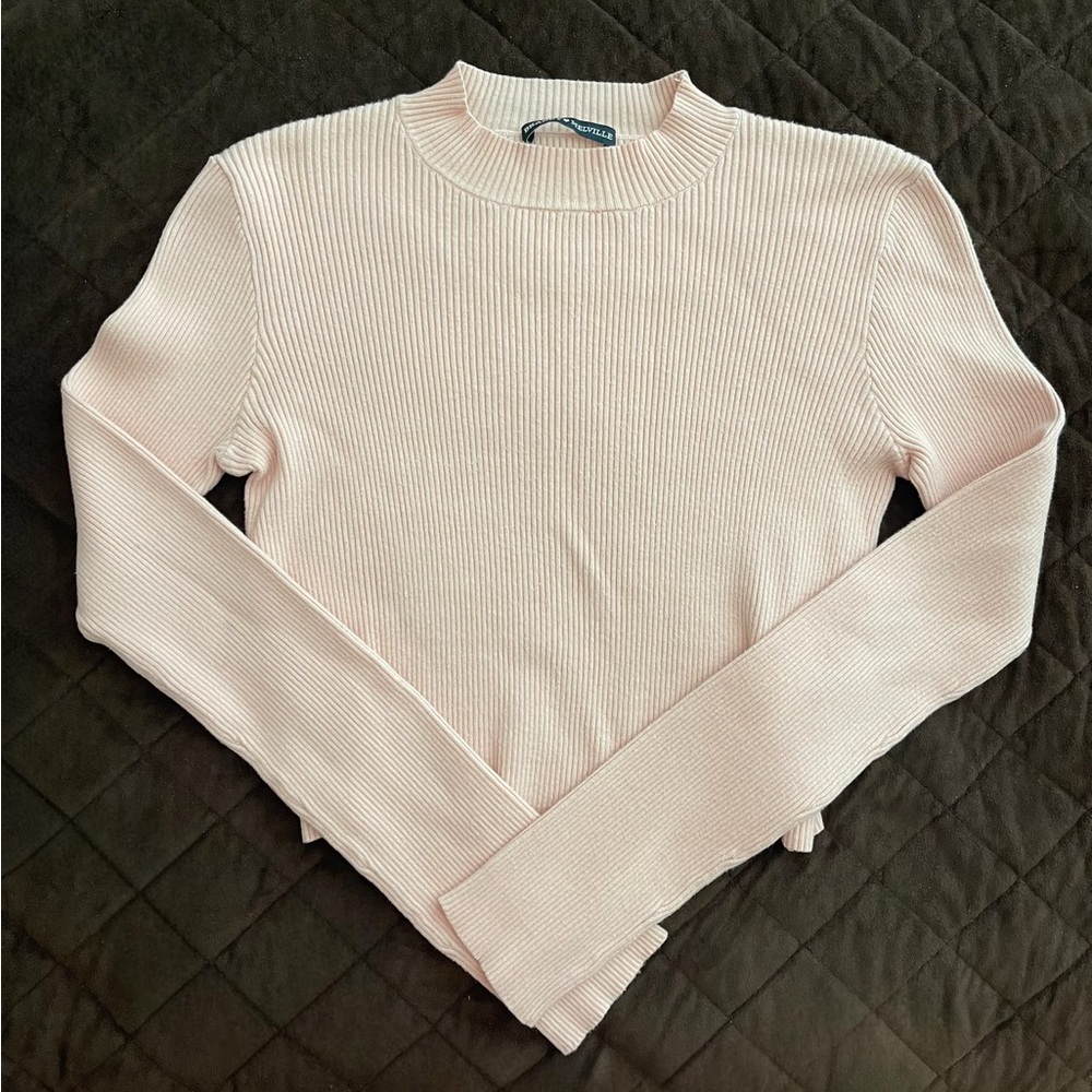 blush pink brandy melville sweater - size small